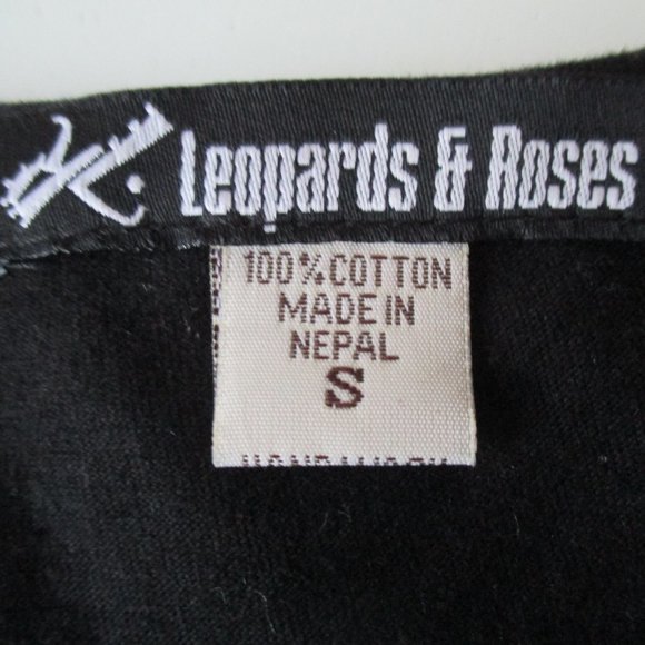 Leopards & Roses Long Sleeved Embroidered Top - Picture 7 of 7